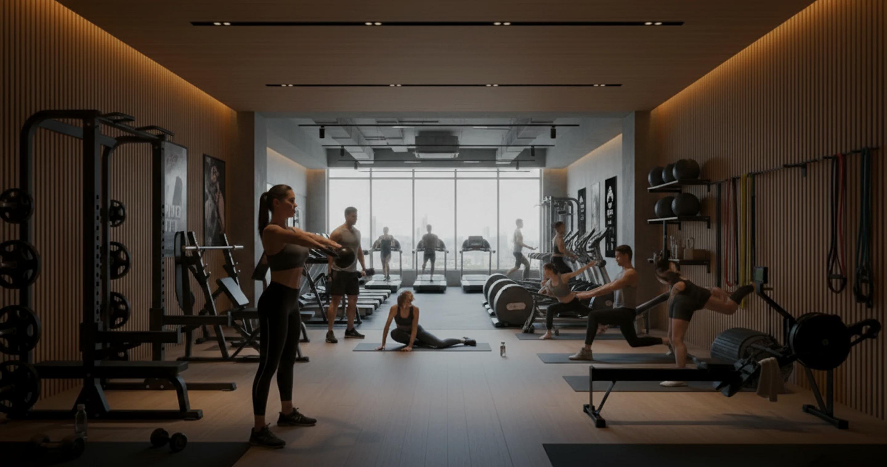 Wellness and fitness background