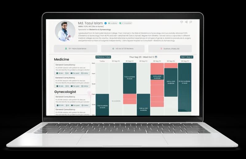 Booking modal