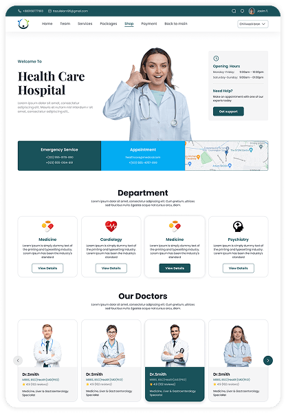 Website Page Preview